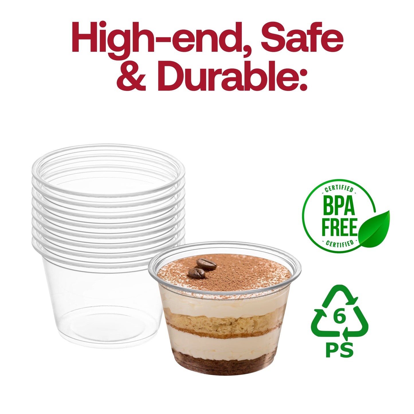 A versatile 5.5 oz cup for everything from salsa to fruit—great for takeout and events
