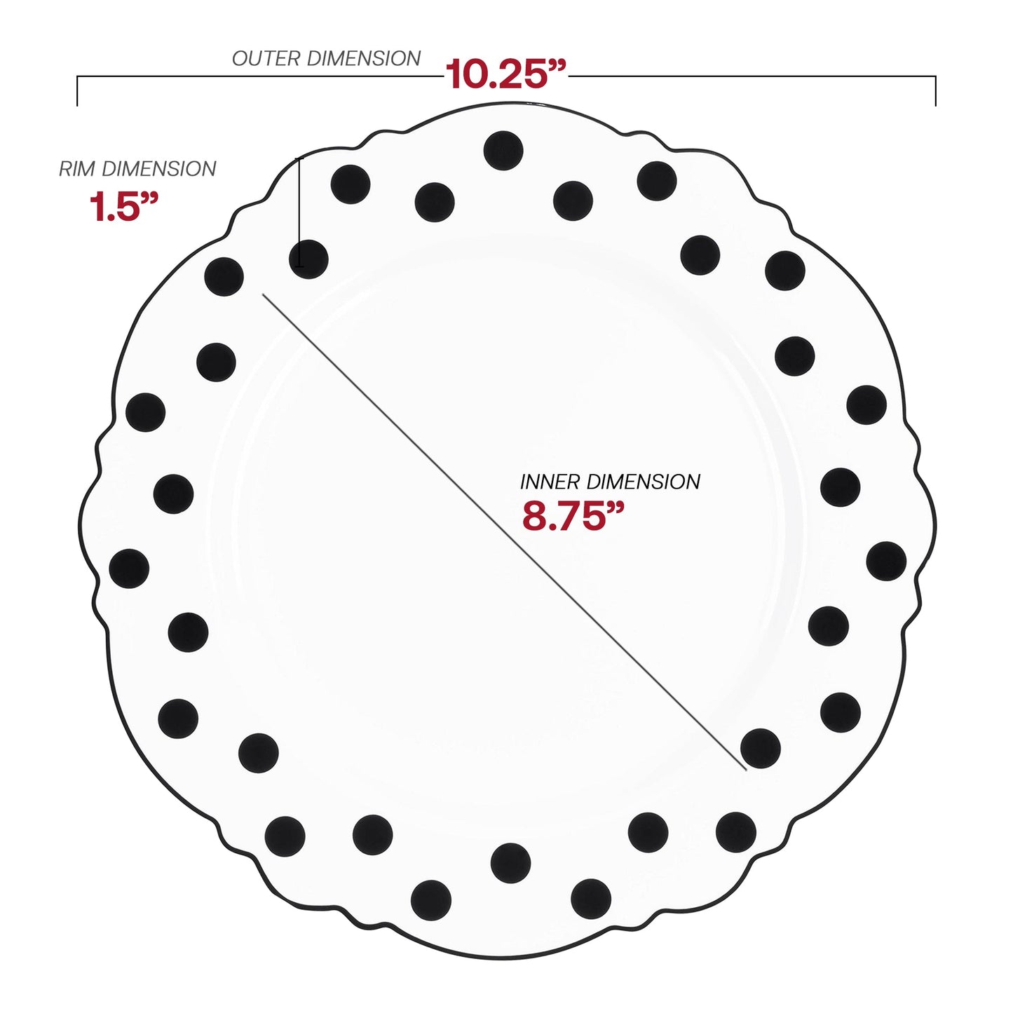 BPA-Free Plastic Plates for Safe, Disposable Dining Solutions