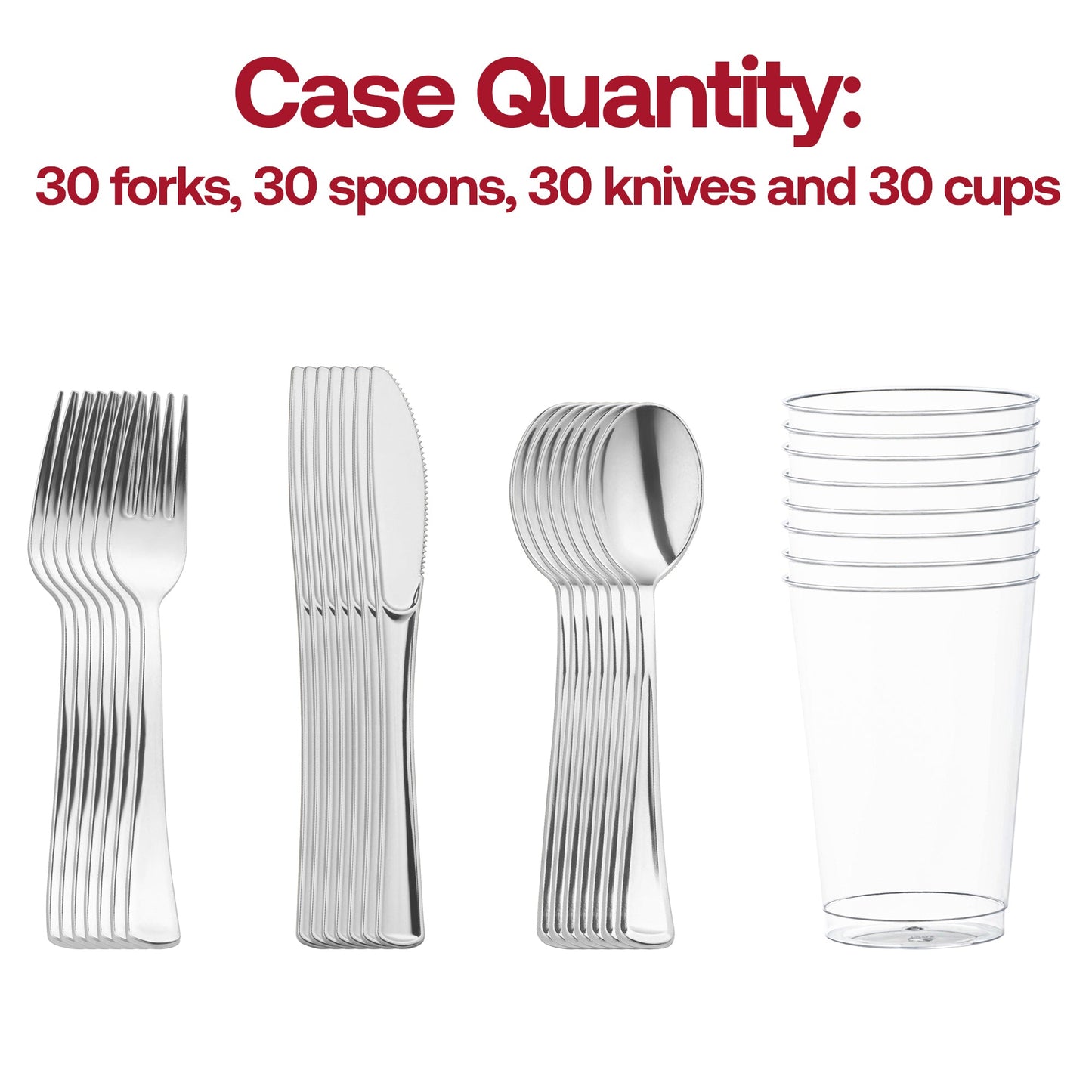 BPA-free silver plastic components ensure safe and hygienic single-use service