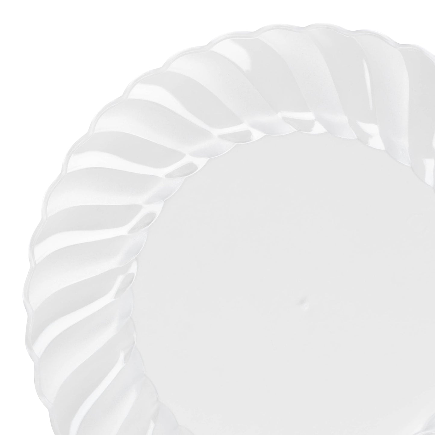 Clear Flair Plastic Pastry Plates