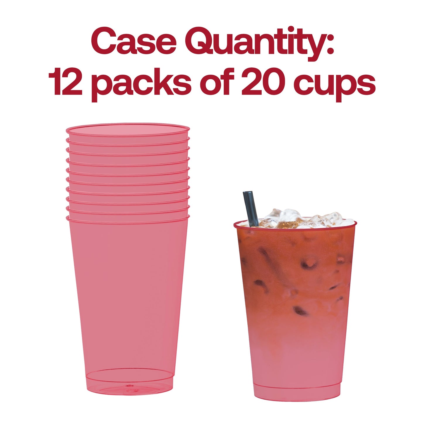 Each cup measures about 3.5 inches tall with a 3-inch rim diameter, holding a full 12 oz. beverage
