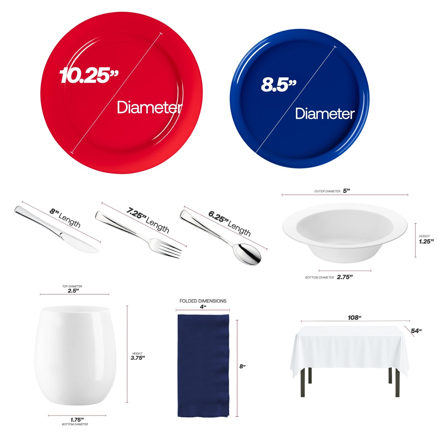 Ideal for backyard barbecues, parades, or July 4th block parties