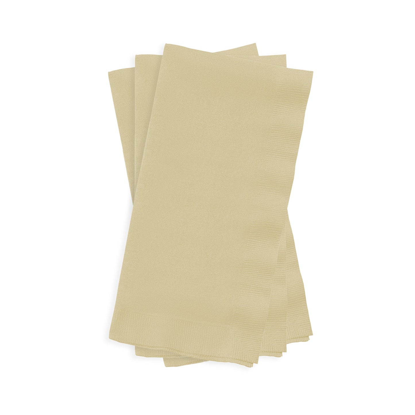 Ivory paper dinner napkin, 16 x 16 inches unfolded, perfect for weddings and banquets, sold in bulk 600 pack.