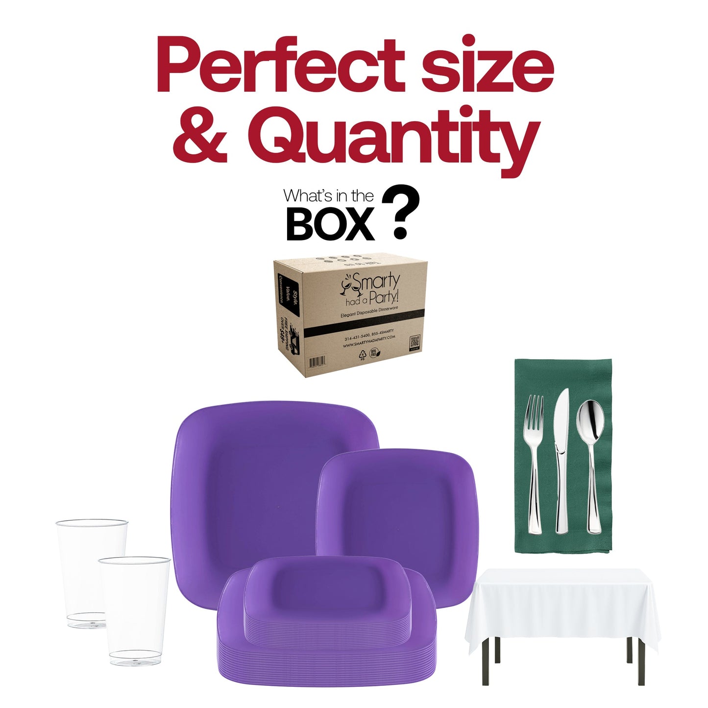 Kings NBA Party Set made from BPA-free plastic and recyclable materials for responsible hosting