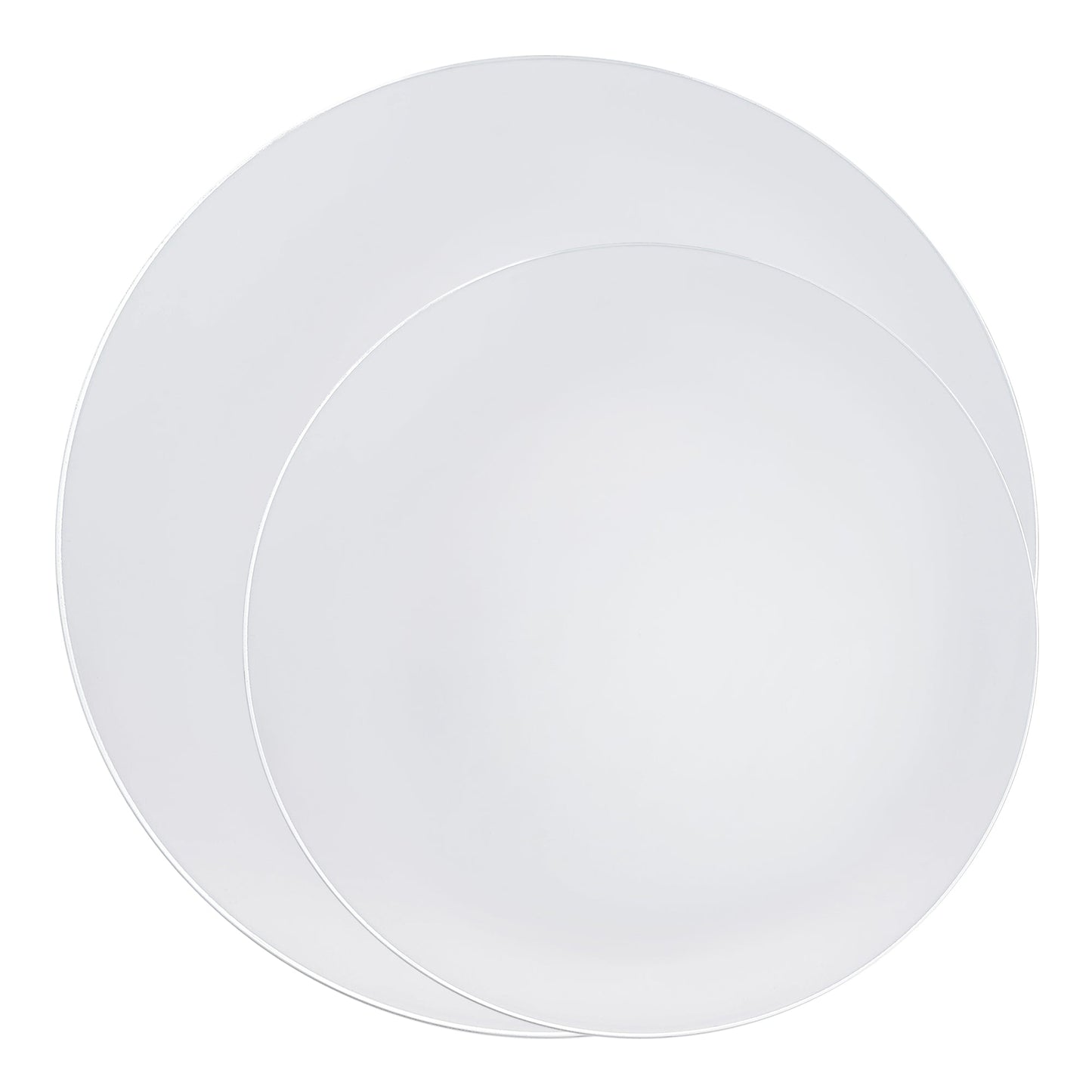Organic Round Design with Silver Accents for a Polished Dining Experience