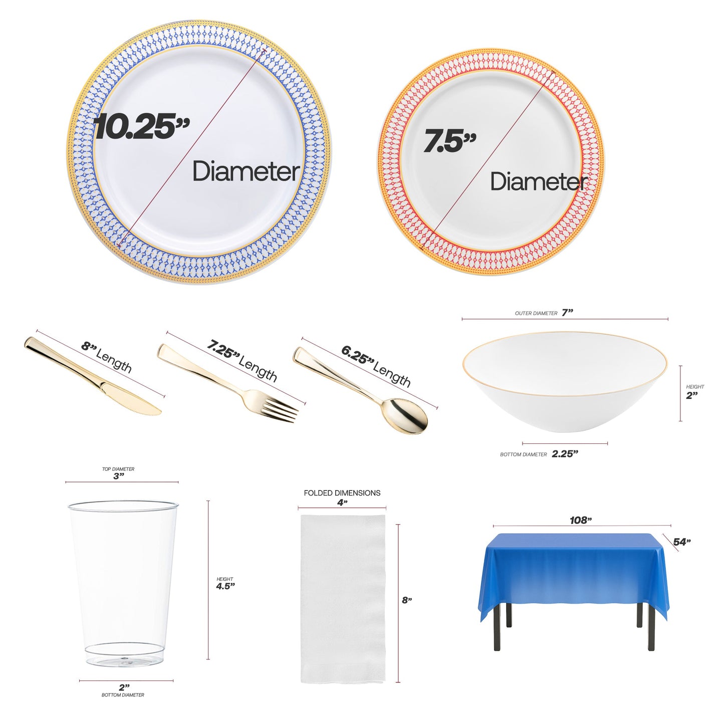 Perfect for large patriotic parties, military appreciation events, or historic anniversaries.