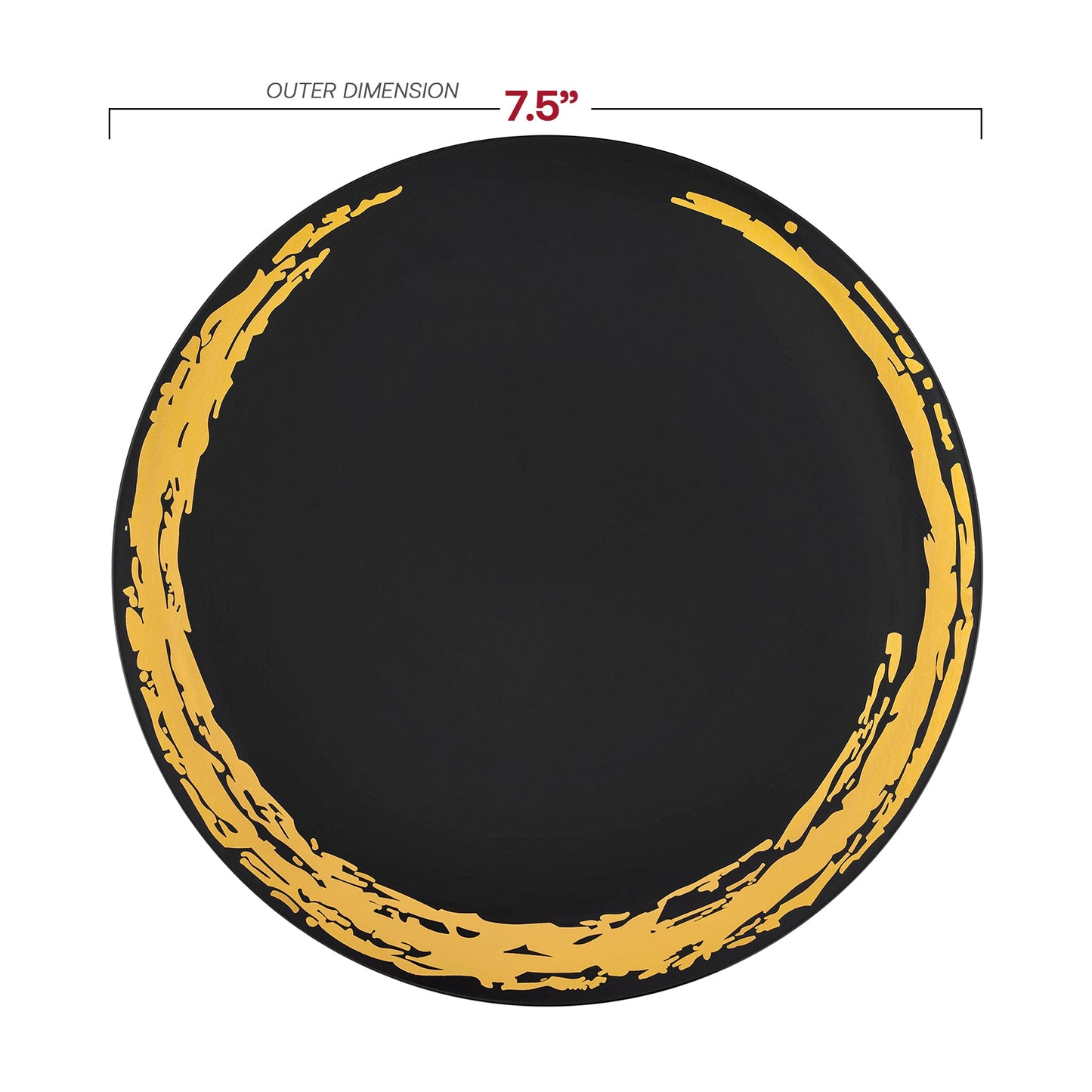 Salad Plate Dimensions: 7.5" Perfect for Side Dishes or Appetizers