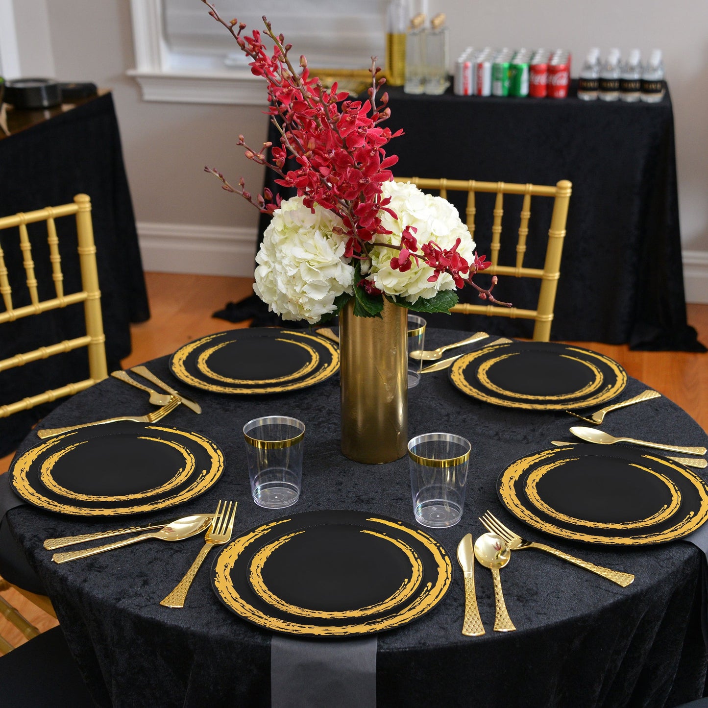 Salad and Dinner Plates - 120 Pieces Each, Salad Plates 7.5", Dinner Plates 10.25"