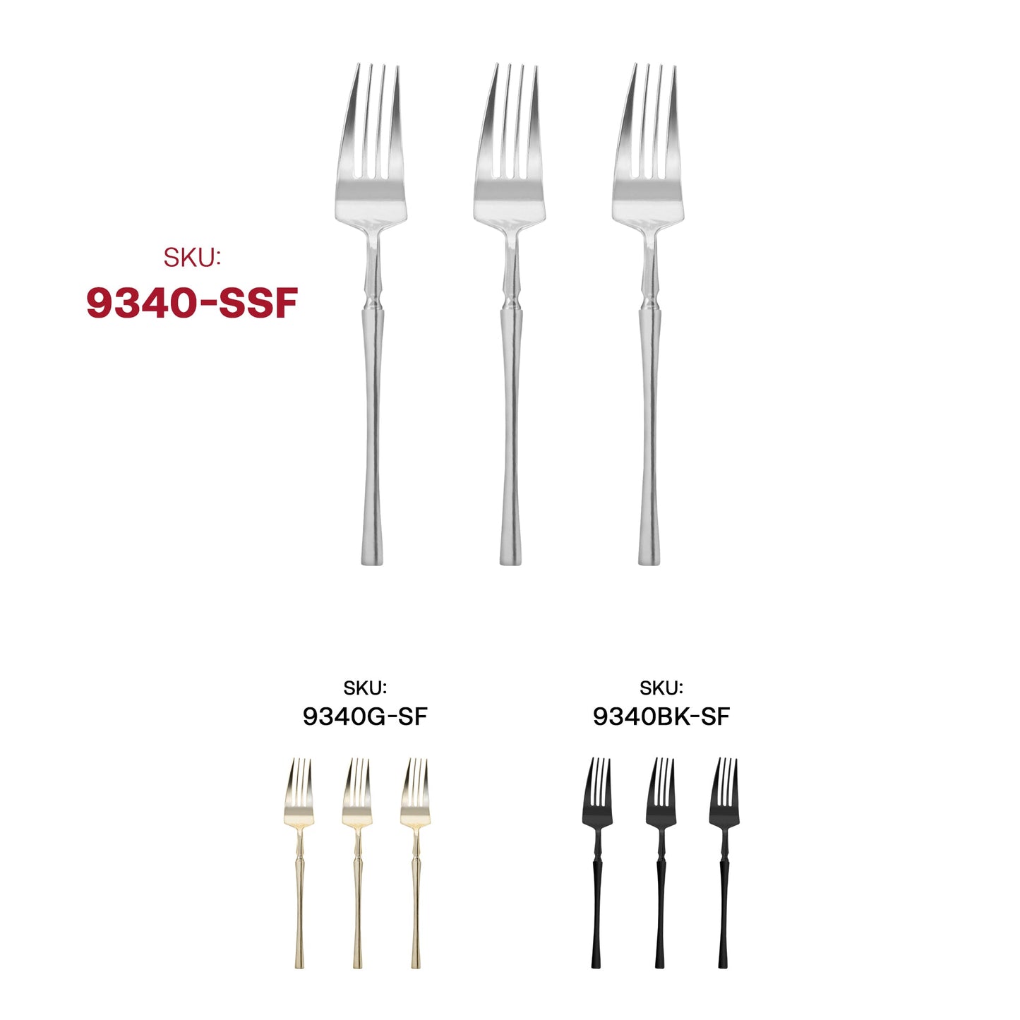 Shiny Silver Moderno Disposable Plastic Dessert Forks