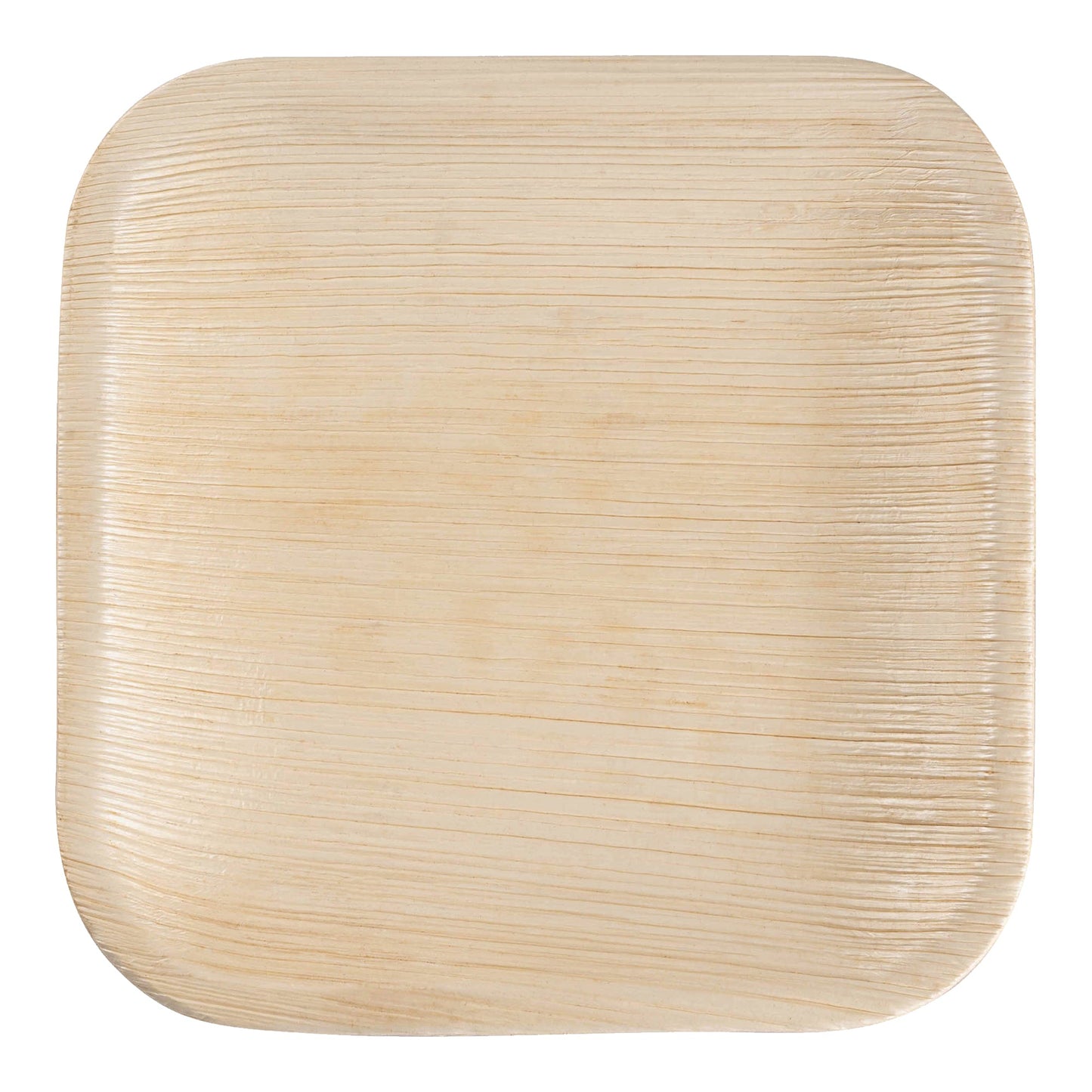 Square natural palm leaf eco-friendly disposable appetizer plates, 7-inch size