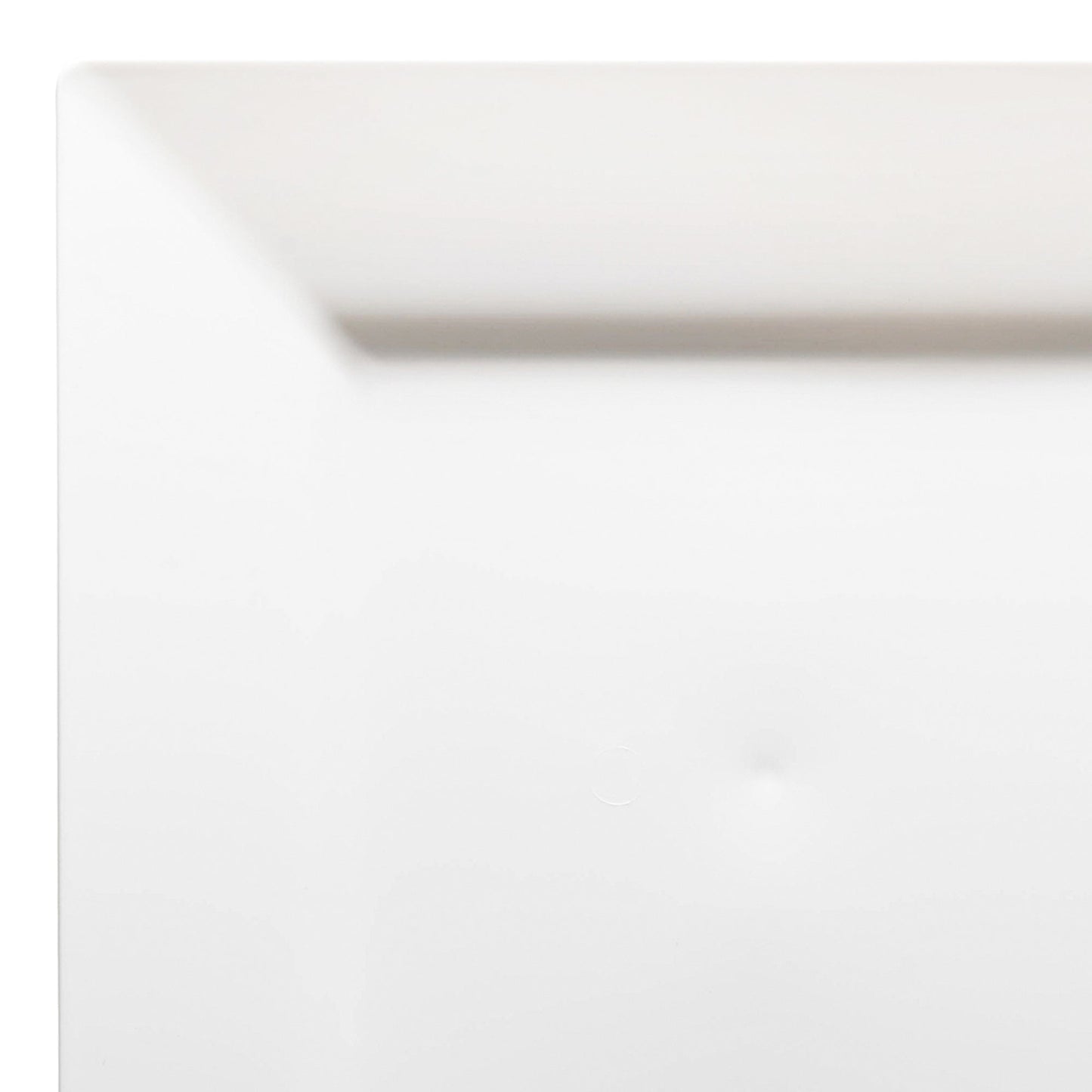 White Square Plastic Cake Plates