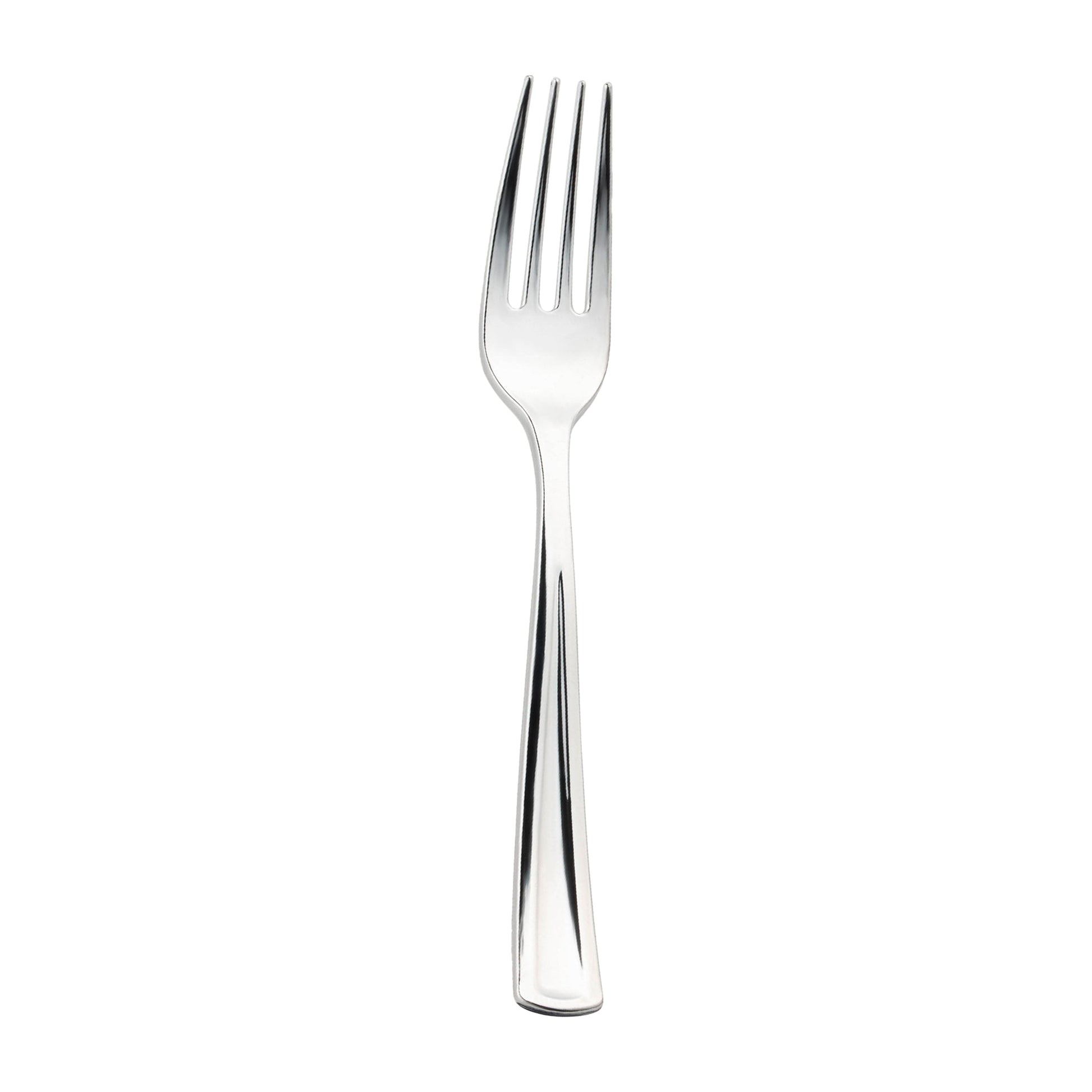 1Shiny metallic silver plastic forks, 7.25 inches, pack of 600, durable and stylish for events and dining