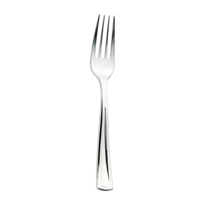 1Shiny metallic silver plastic forks, 7.25 inches, pack of 600, durable and stylish for events and dining