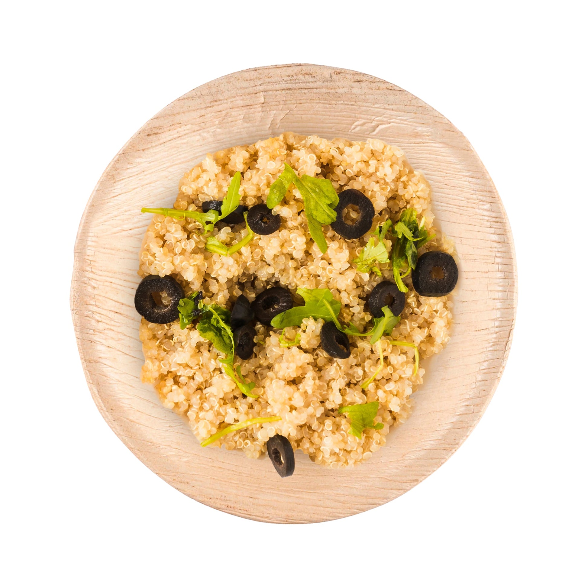 Biodegradable palm leaf disposable soup bowls, compostable and perfect for sustainable serving needs