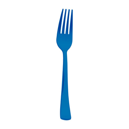 Blue Disposable Plastic Party Forks combine vibrant style and easy serving for any occasion