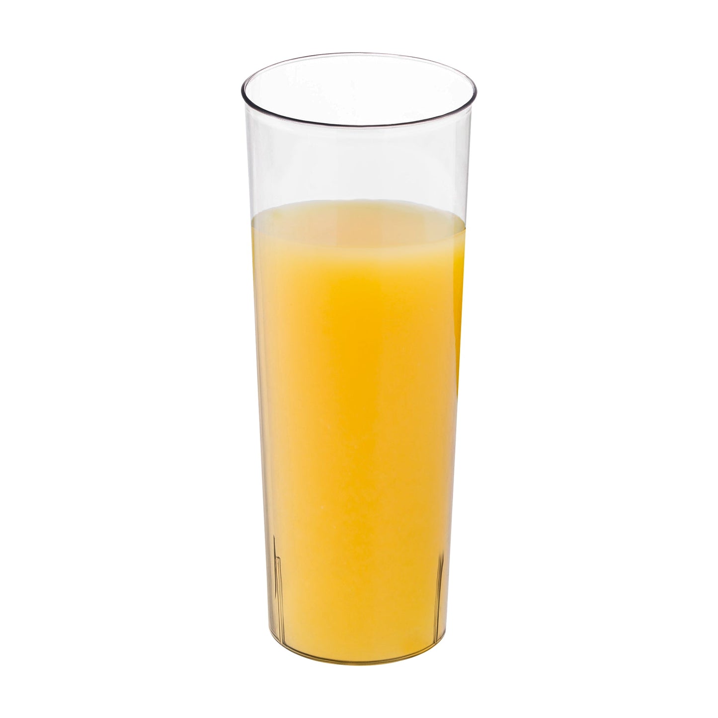 Classic round high ball plastic cups, 10 oz capacity, disposable and clear, perfect for everyday and event use
