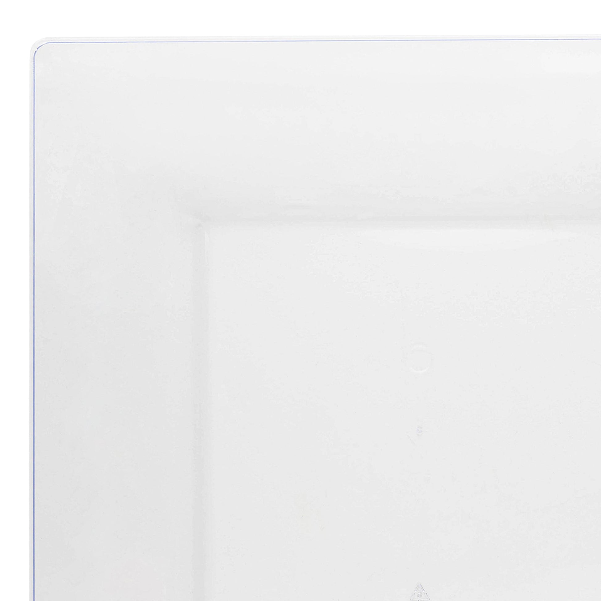 Clear Square Plastic Cake Plates