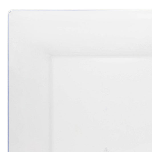 Clear Square Plastic Cake Plates