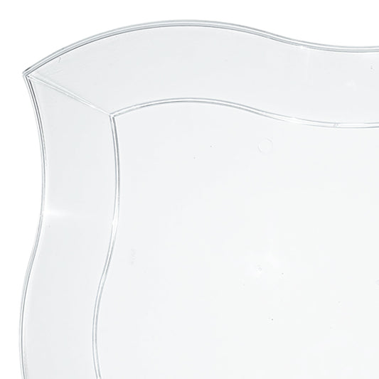 Clear Wave Plastic Appetizer/Salad Plates