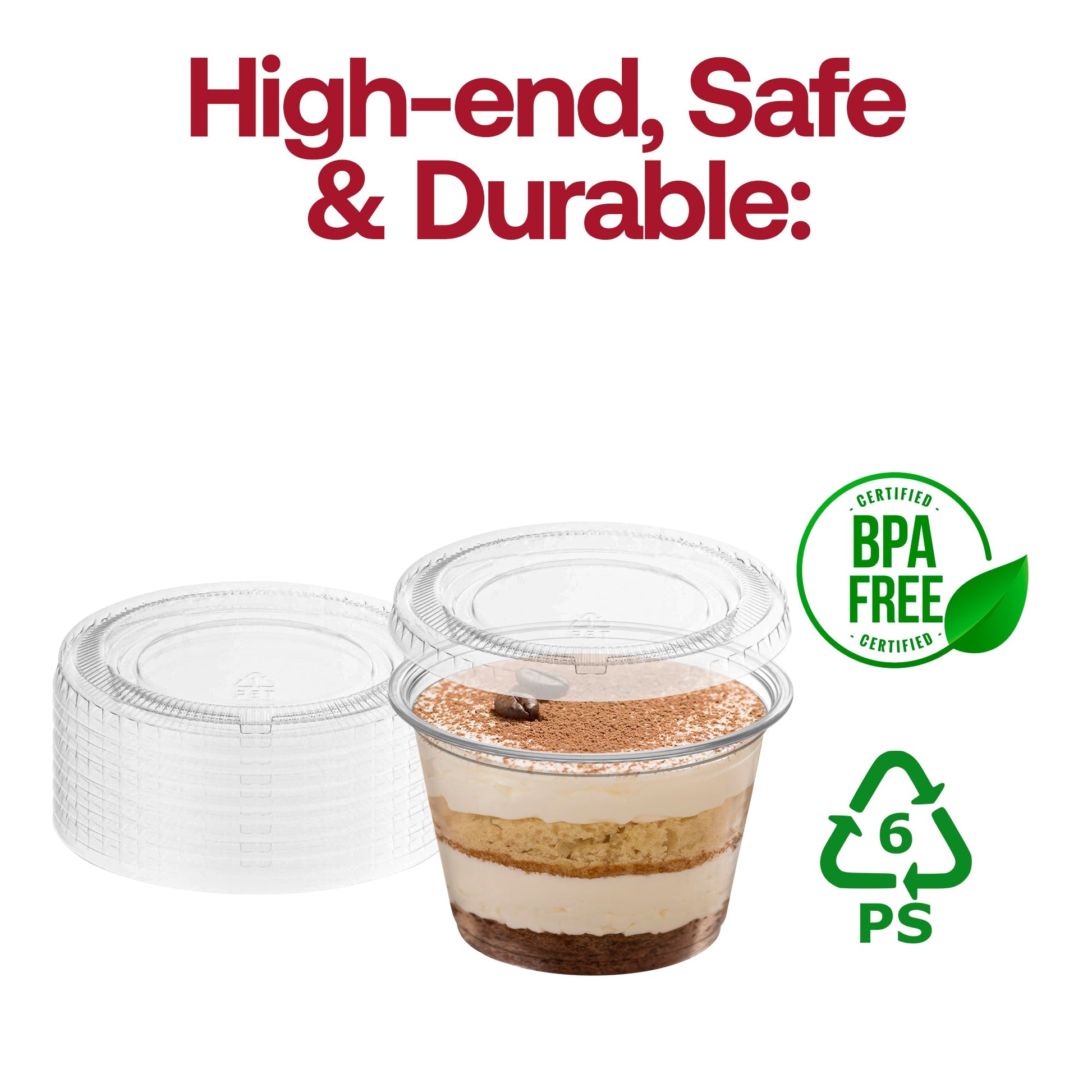 Clear plastic souffle cup (3.25 oz) with lid is perfect for storing dressings or snack portions on the go