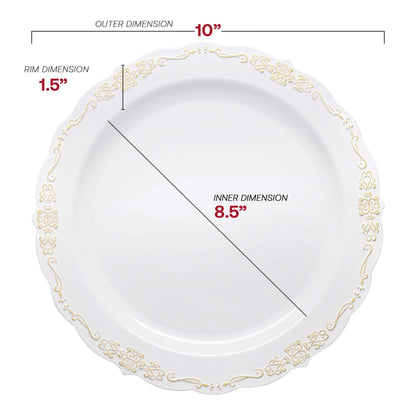 Crafted from BPA-free plastic, this durable yet stylish dinnerware ensures safe use for all types of events