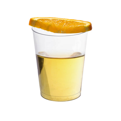 Disposable clear plastic cups, 10 oz capacity, lightweight and sturdy for easy use and cleanup, pack of 500.