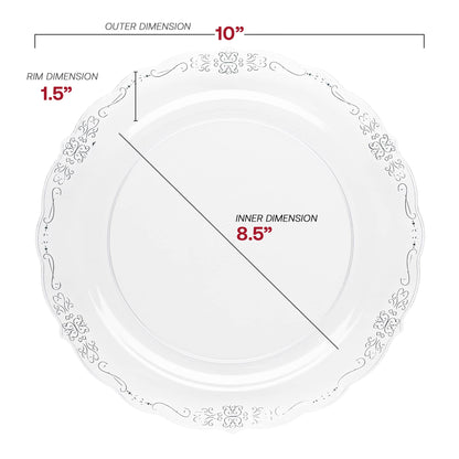 Eco-friendly and BPA-free, this clear dinnerware set offers a safe and stylish dining option