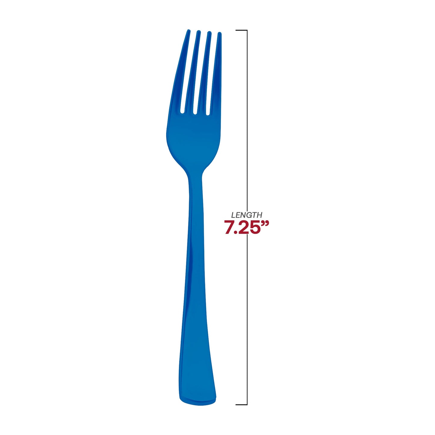 For birthday parties and picnics, these BPA-free blue forks provide worry-free use