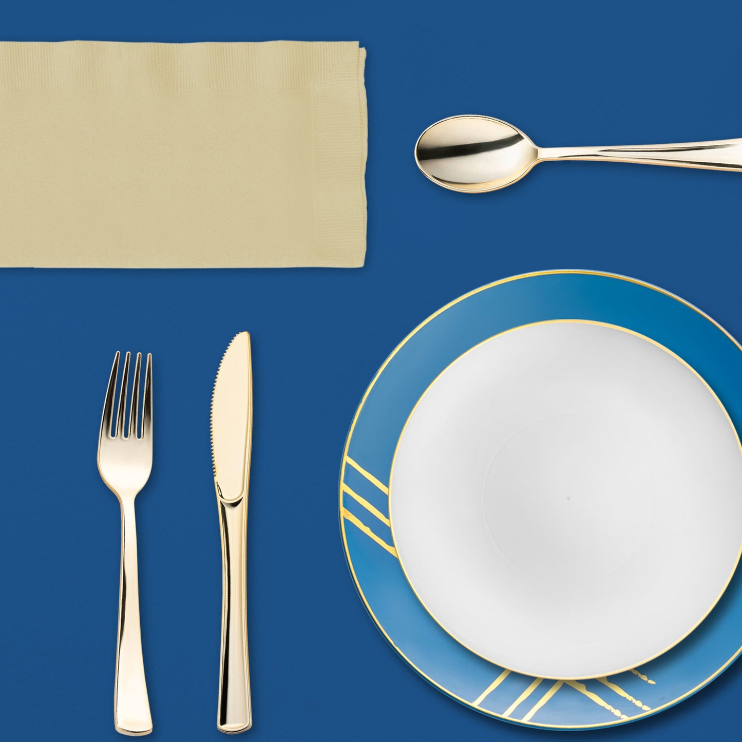 Game day buffets shine with the KC Royals celebration set set up under the team’s banner.