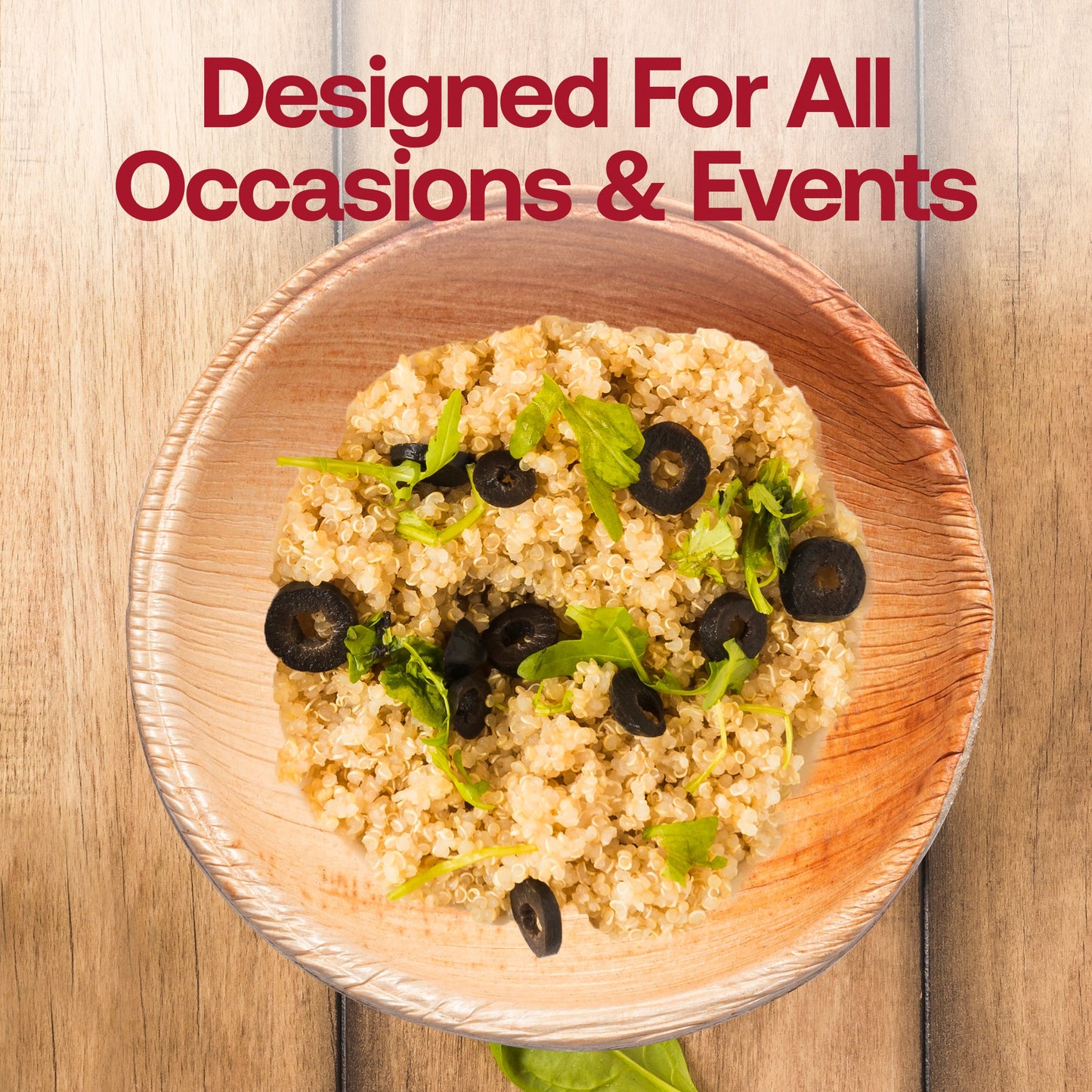 Palm leaf mini bowl with cherry tomatoes, designed for health-forward presentations