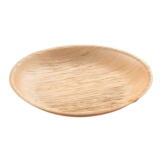 Round Palm Leaf Eco Friendly Disposable Salad Plates (8")