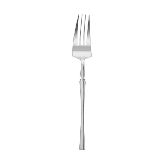Shiny Silver Moderno Disposable Plastic Dessert Forks