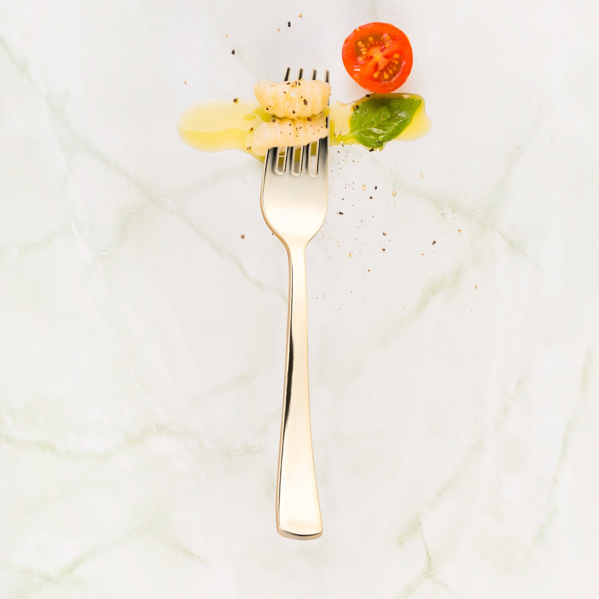 Shiny Metallic Gold Plastic Forks a stylish disposable solution for all dining occasions