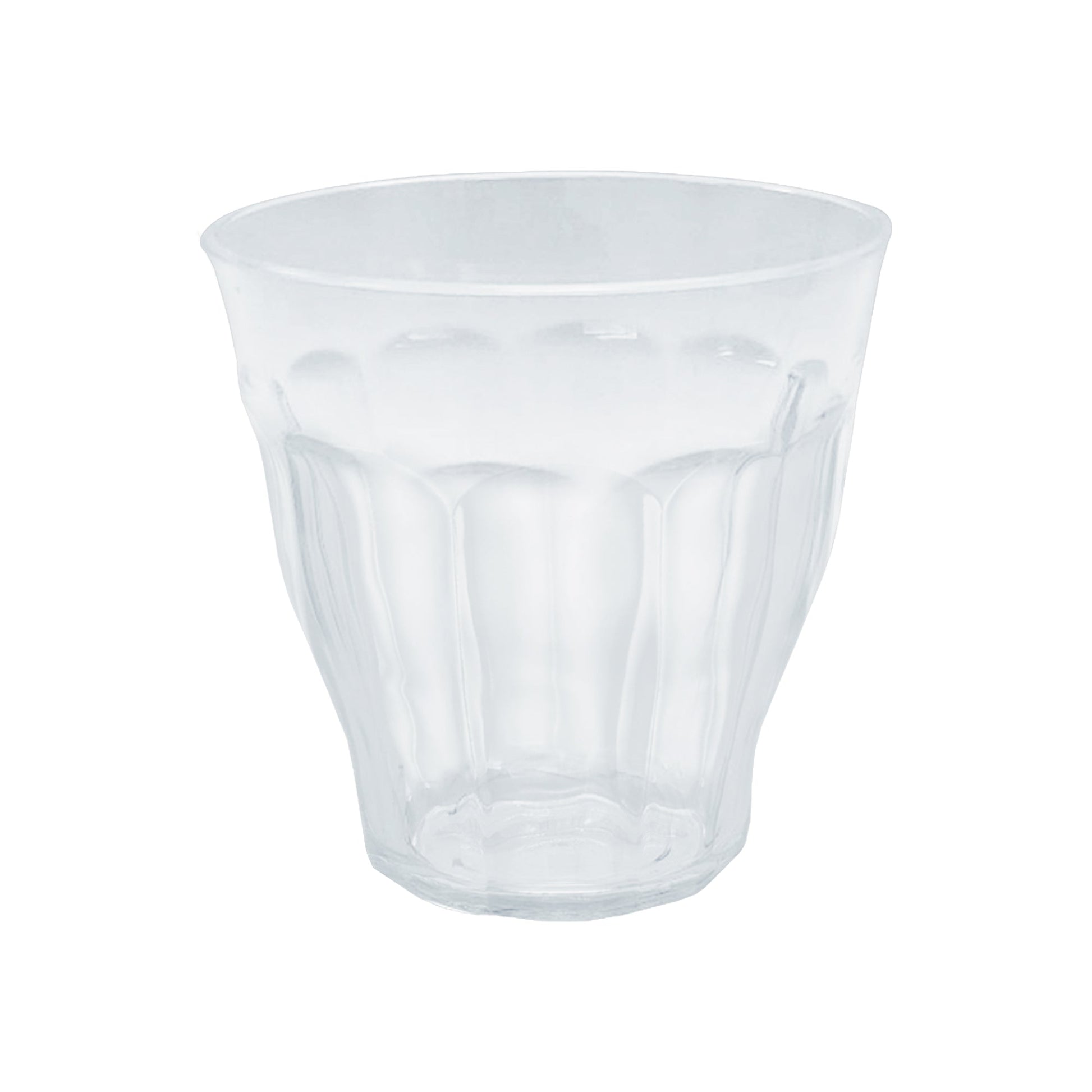 Stylish and durable Clear Rotable Plastic Tumblers with 11 oz capacity, ideal for weddings, receptions, and upscale occasions