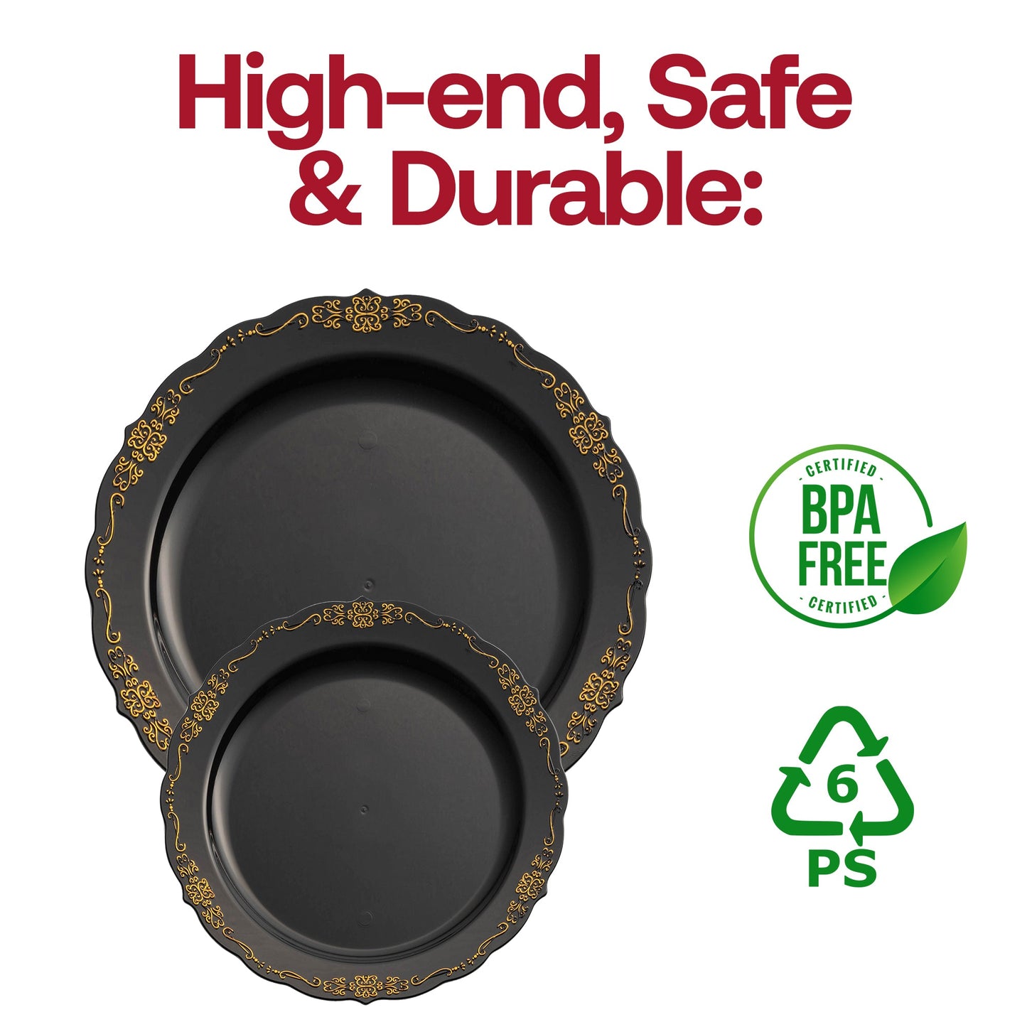 This versatile dinnerware set is suitable for all types of occasions, from casual meals to formal celebrations