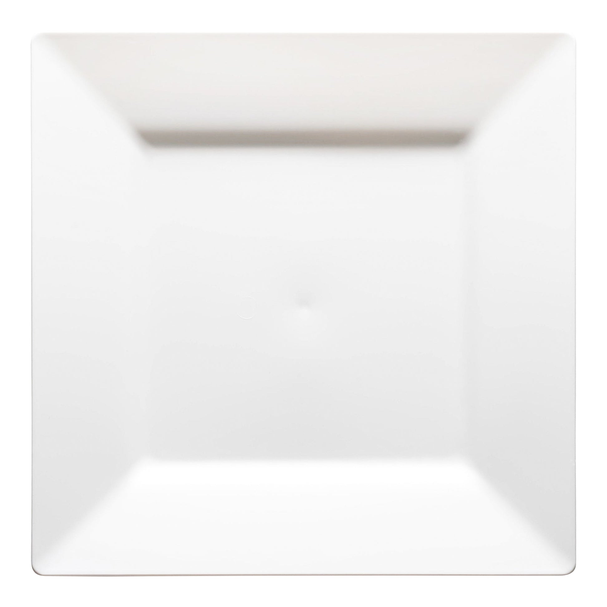 White square plastic pastry plates, 4.5-inch size, sold in a pack of 120
